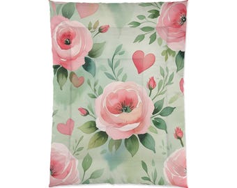 Couette rose, literie douillette