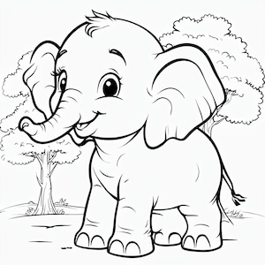 Safari Animals Coloring Pages