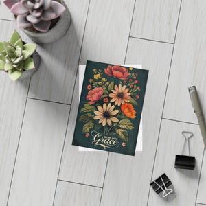 Blumen Postkarten Bundle - Umschläge inklusive, Vintage Kunst Karten, Grußkarten, Wohnkultur, Geschenkanhänger