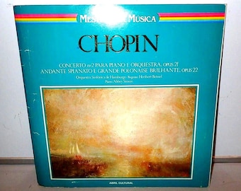 Classic LP Collection Mestre Da Musica -Chopin- Concerto No.2 Abril Cultural Vinyl LP Brazil NM 1980s
