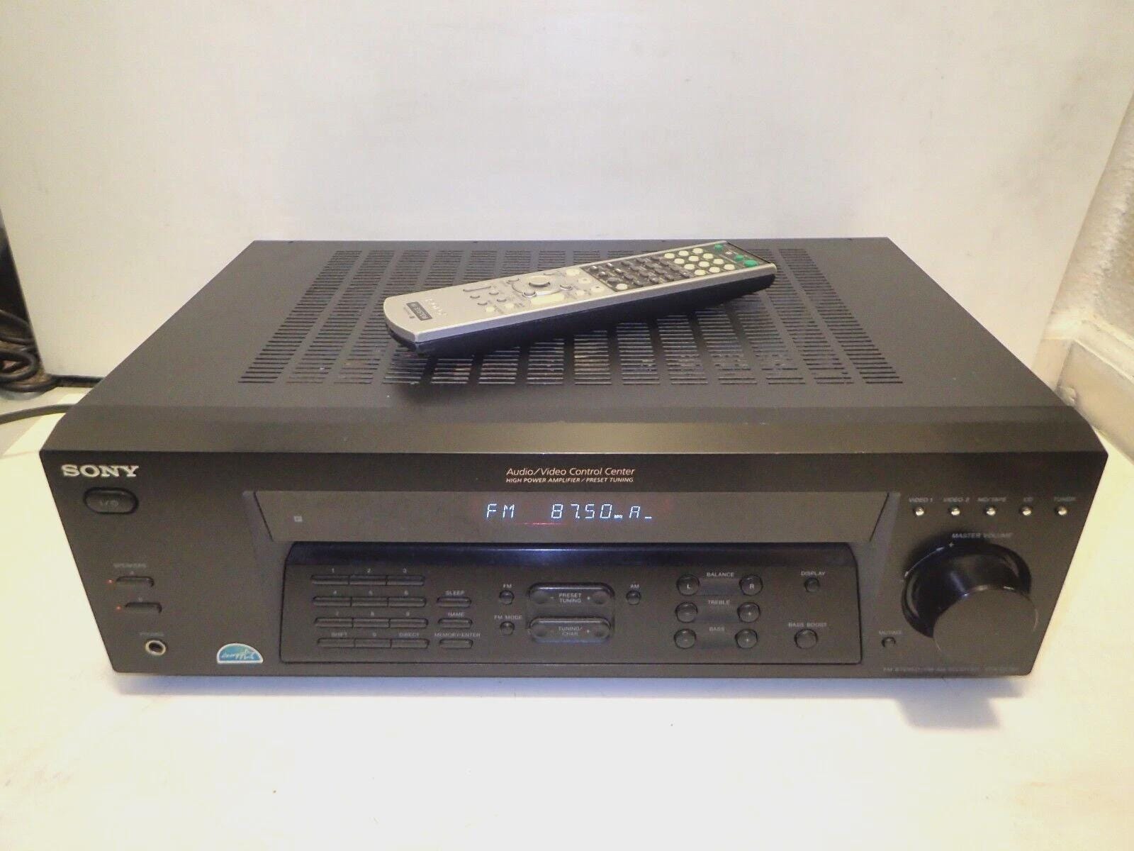 Str De185 Sony STR-DE185 AV Control Center Am/fm 2-channel Stereo Receiver W ...