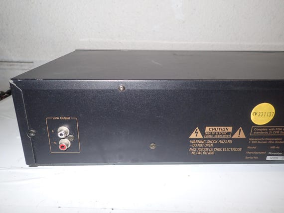 Vintage Nakamichi Mb-4s CD Player - 7 Disc Musicbank, Made in