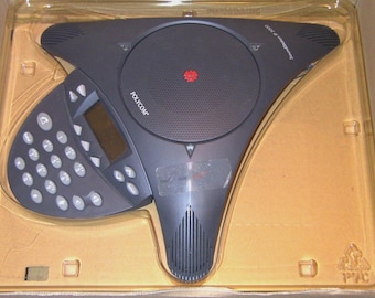New Polycom SoundStation Full Duplex IP 4000 VoIP Conference Phone 2200-06640