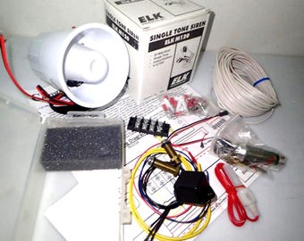 Fishing Boat Siren Marine Canvas Snap Alarm Kit, Complete Alarm System USA