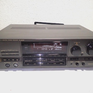 Vintage Technik SA-gx530 AV Control Stereo Receiver Japan mit Fernbedienung Getestet & Funktioniert hervorragend