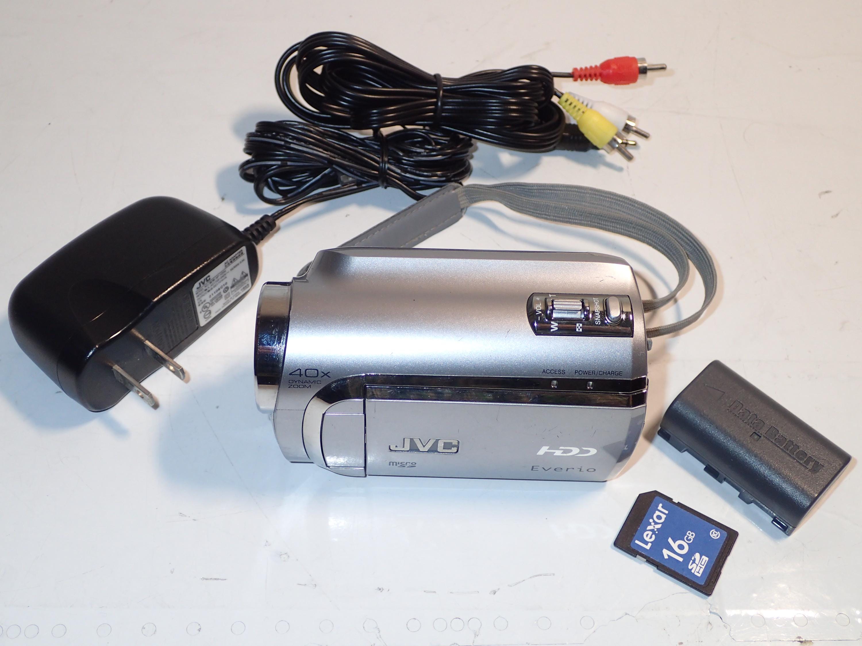 JVC MG630 60 GB HDD Camcorder - Silver - Tested - Etsy
