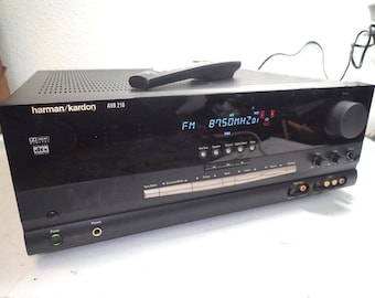 Harman/Kardon AVR-210 A/V Receiver Dolby Digital & DTS 5.1 Ch. Surround Sound w/ Remote