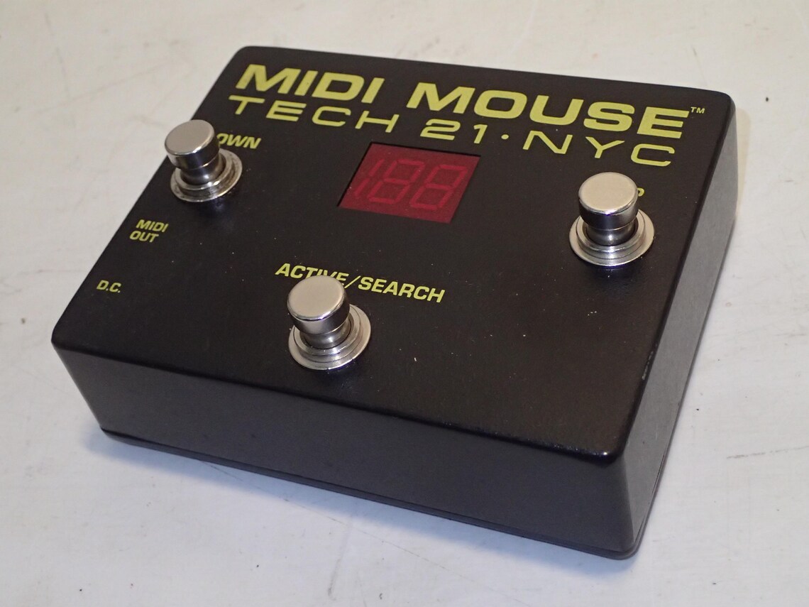 Vintage Tech 21 NYC 3-Button MIDI Mouse MIDI Foot Controller Modified, photo 3 sur 5