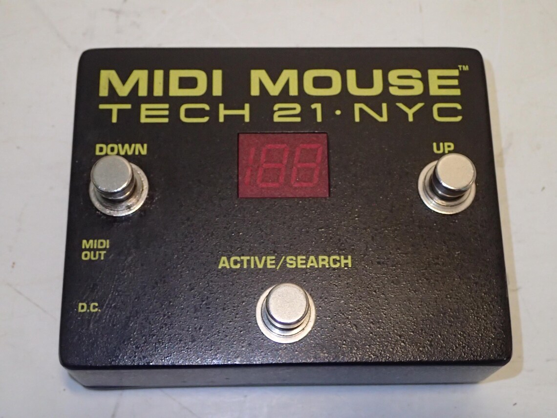 Vintage Tech 21 NYC 3-Button MIDI Mouse MIDI Foot Controller Modified, photo 2 sur 5