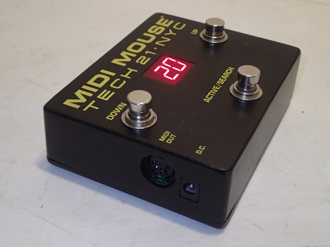 Vintage Tech 21 NYC 3-Button MIDI Mouse MIDI Foot Controller Modified, photo 4 sur 5