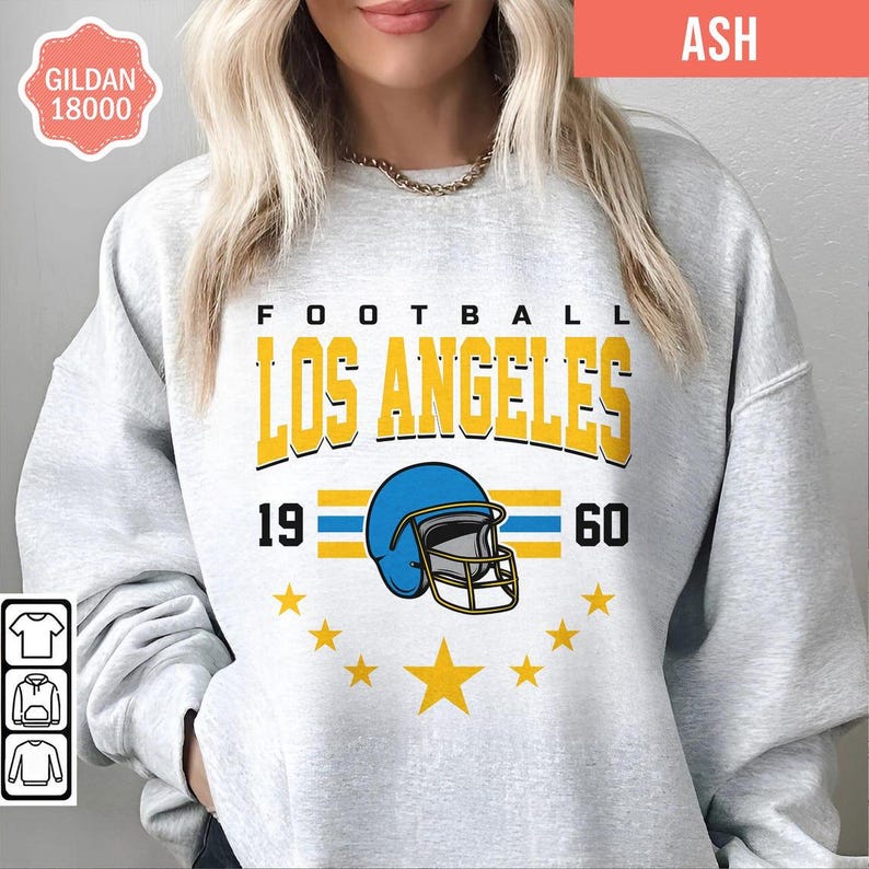 Los Angeles Football Vintage Sweatshirt, Crewneck, Shirt, and Fan Gift