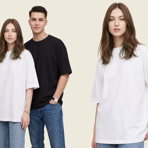 Oversized T Shirt Sewing Pattern PDF Unisex S-5XL, Printable A4 A0 US Letter, Easy Beginner Tee Pattern, Loose Fit Shirt