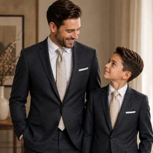 Necktie Sewing Pattern PDF | Classic Tie Pattern for Men, Kids & Adults | Dad Son Matching Wedding Groomsmen DIY