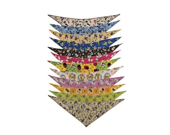 Assortiment de bandanas pour chiens, emballage varié, écharpes de toilettage pour animaux de compagnie