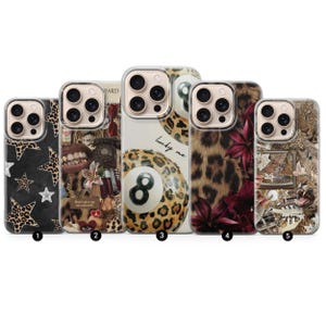 Leopard Print Phone Case Cheetah Pattern Cover for iPhone 16 Pro Max, 15 Plus, 14, 13, 12, 11, XS & Samsung S24, S23, Pixel 9 Pro