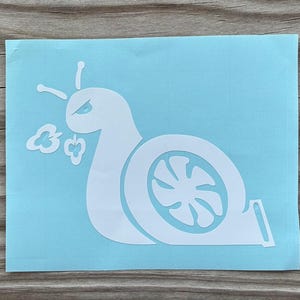 Turbo Snail Vinyl Decal – Boosted Snail Car Sticker | Funny JDM Turbo Sticker for Car, Laptop, or Toolbox