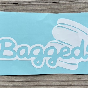 Bagged Vinyl Decal | Air Suspension Sticker | Car Enthusiast Decal