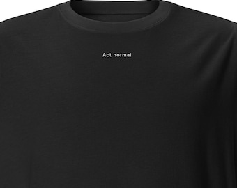 Comportati normalmente / Canotta (nera)