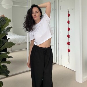 Act normal, cropped tee (white), crop top, mental health humour, gift for overthinkers