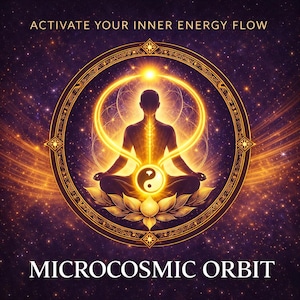 Mikrokosmisk bana energifält – Qi-cirkulation, meditation (2x MP3 och digitalt laddat konstverk)