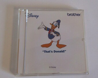 Brother Disney That's Donald! Embroidery Card Donald Duck