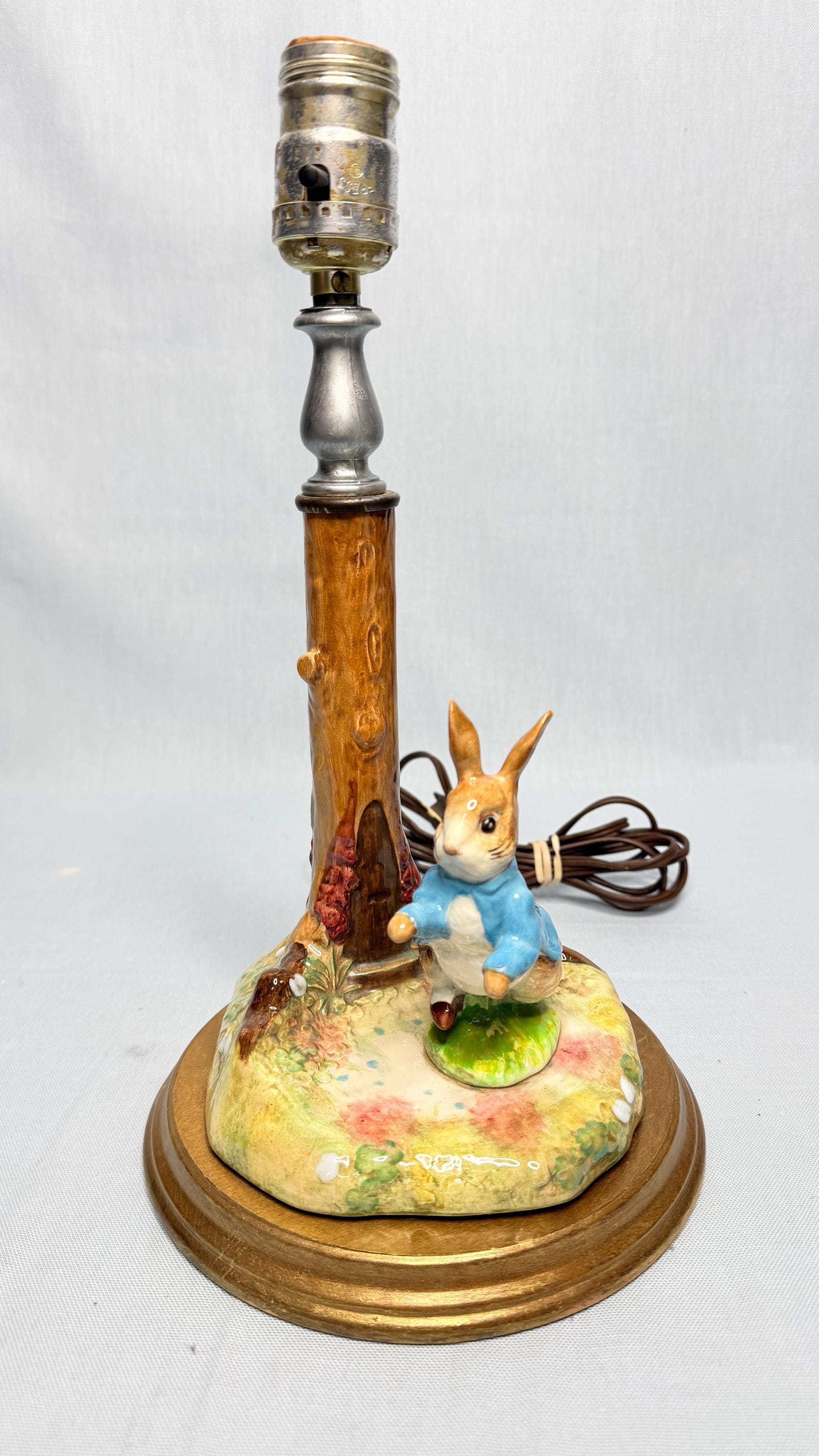 Peter Rabbit Lamp - Etsy