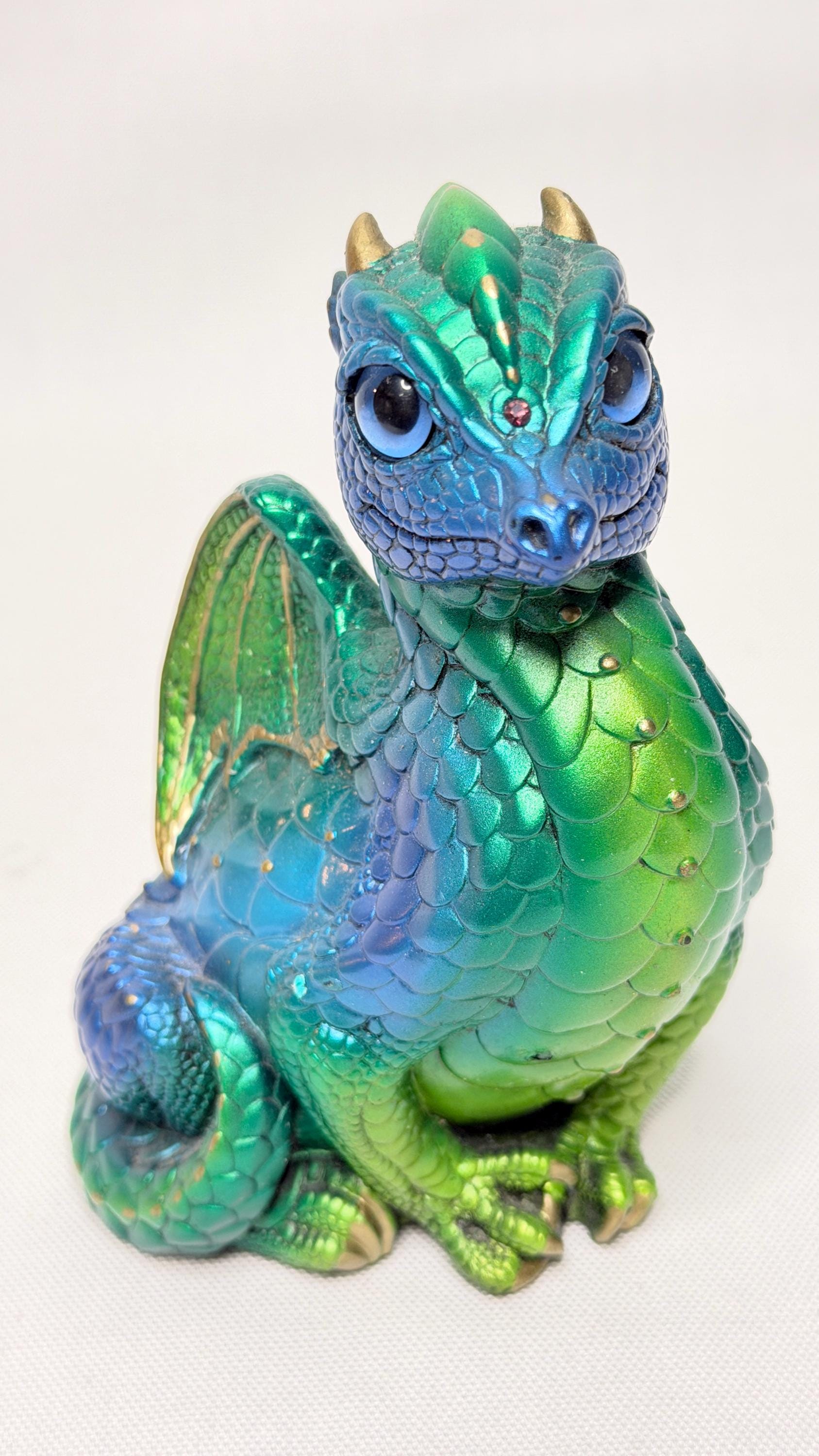 Green Windstone Dragon - Etsy