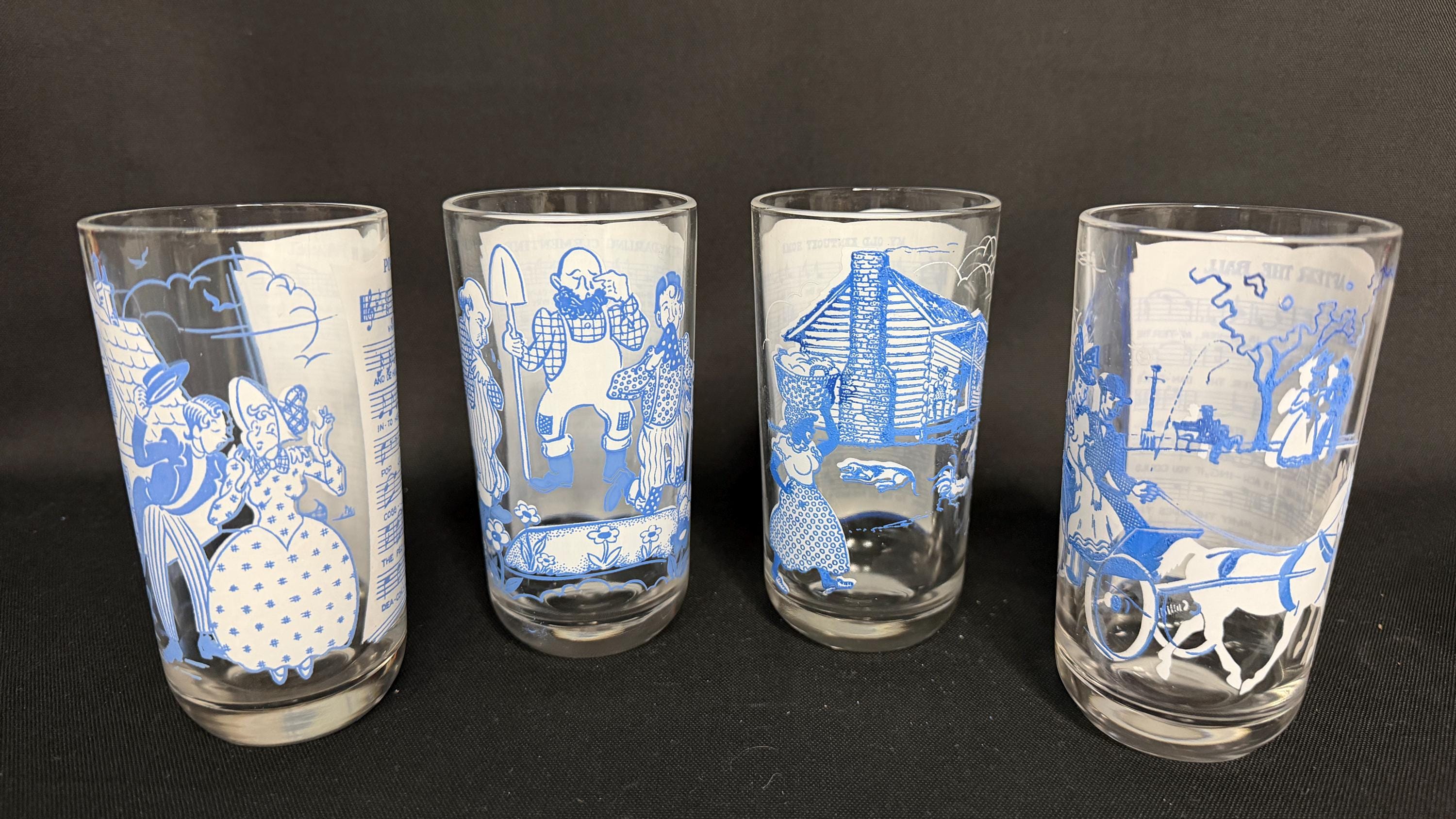 1950s Drink Glasses - Etsy