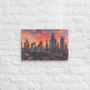 Charlotte watercolor canvas wall art