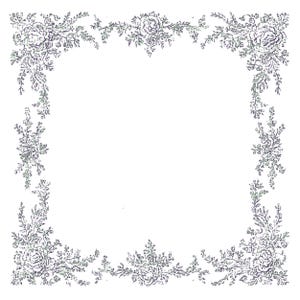 Watercolor Frame Clipart: Green Botanical Wedding Invitation Borders (PNG Digital Download)
