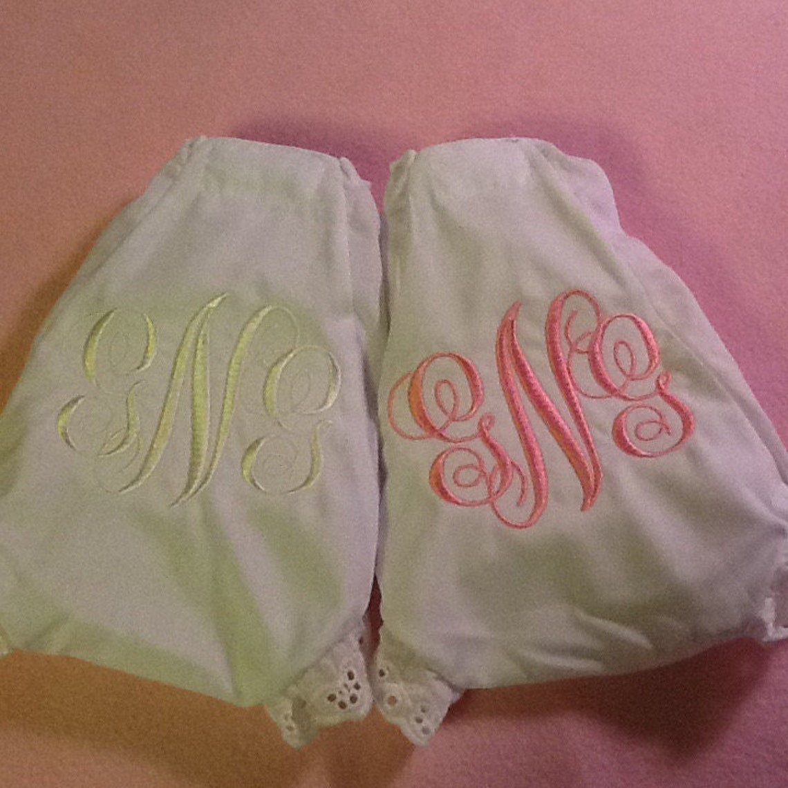 Personalized Embroidered Monogram Baby Girl Diaper Cover Etsy