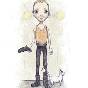 Korben Dallas - The Fifth Element - Giclée Illustration Print
