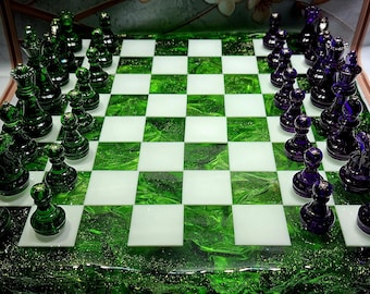 スワロフスキーチェスセット（ボード付き） - 高級ケース - 外箱