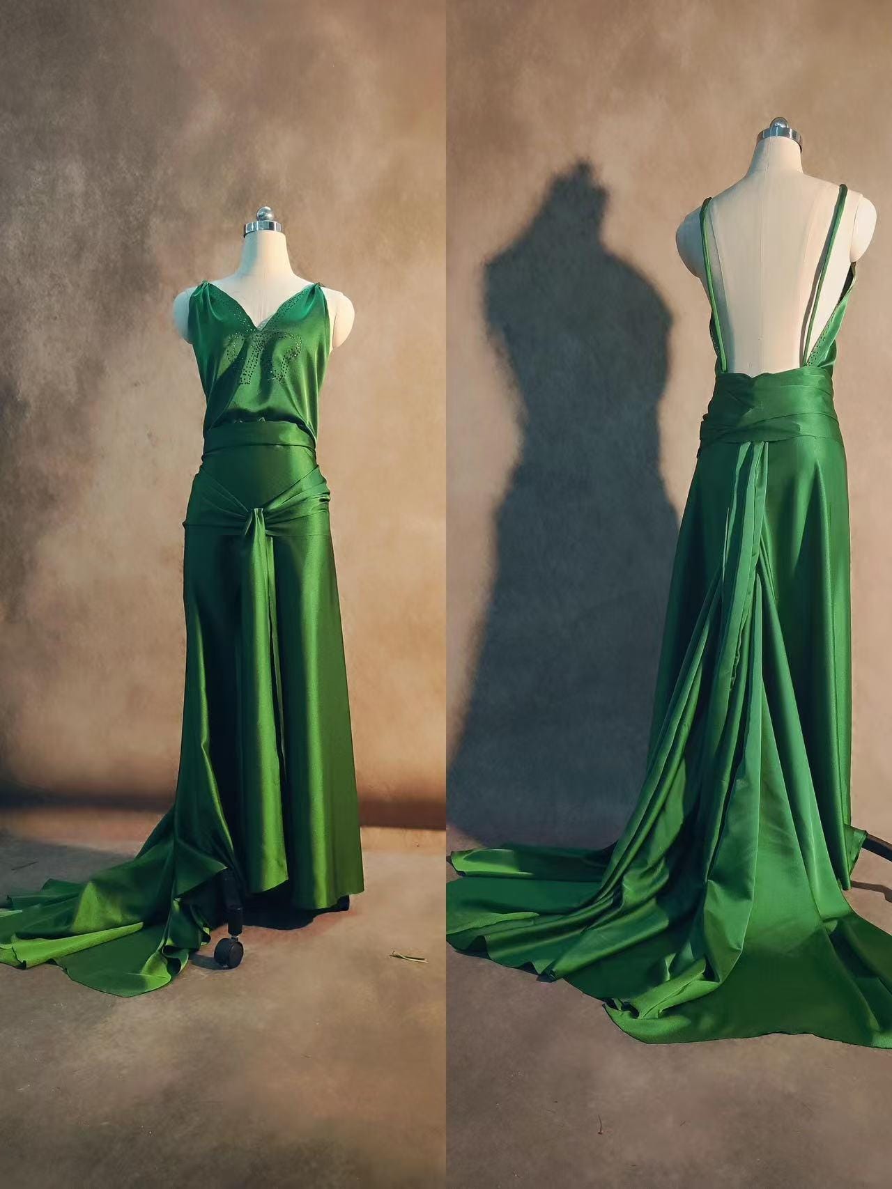green movie dress
