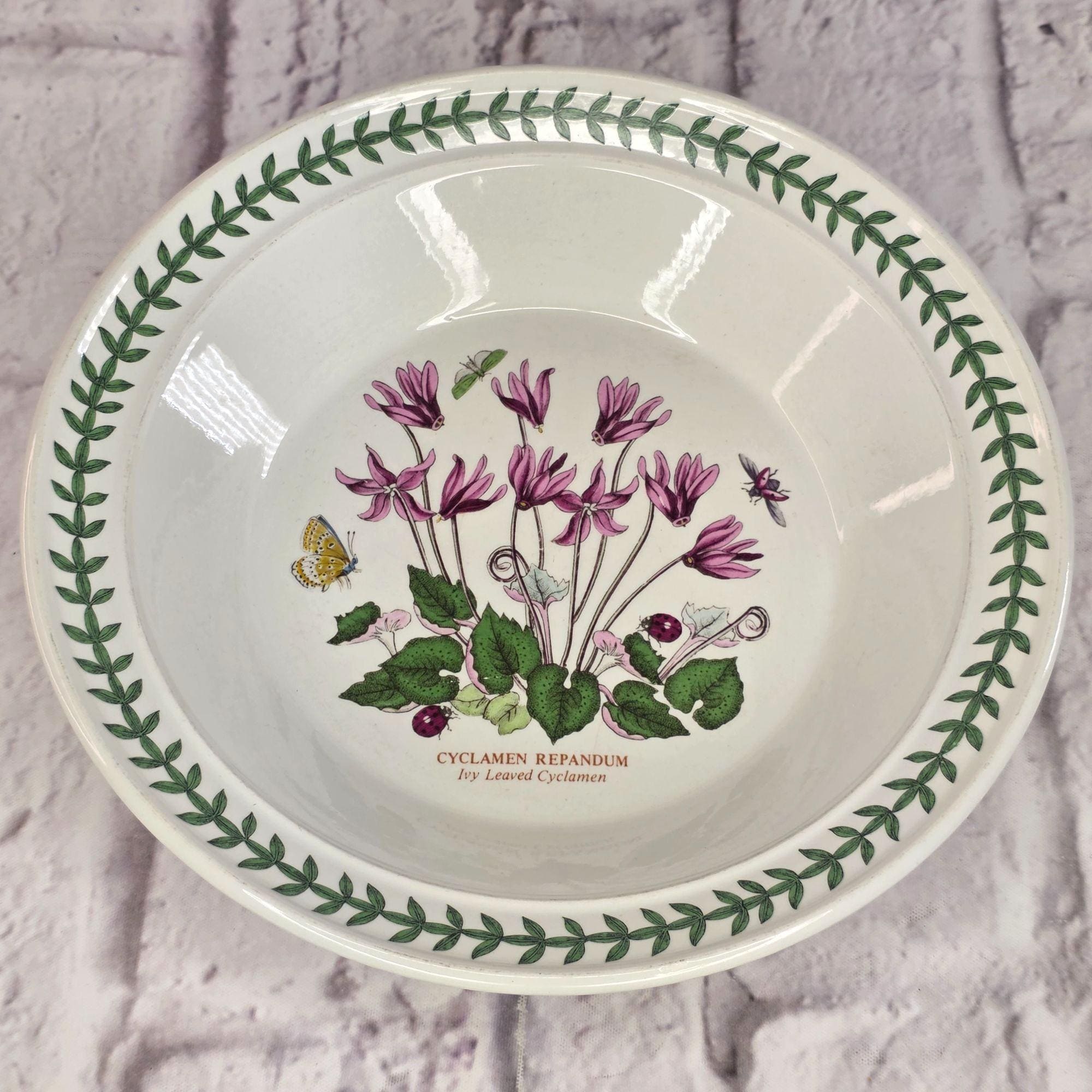 Cyclamen Plate - Etsy