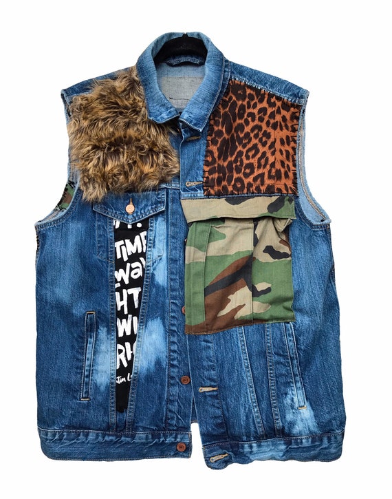 Customized Reworked Denim Jacket by 