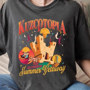 Vintage The Emperor&#39;S New Groove Kuzcotopia Comfort Color Shirt, Disneyland Family Vacation Trip 2025 T-shirt, Disneyworld Shirt