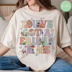 Vintage Character Group Matching Shirt, Retro Disney Toy Story You&#39;Ve Got A Friend In Me Tee, Disney Family Vacation Tee, Disney Trip Shirt