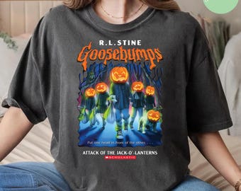 Horror Book Shirt, Bundle R.L.Stine Goosebumps Halloween Tshirt, Horrorland Shirts, Goosebumps Shirts, Goosebumps Halloween Shirt