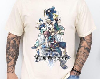 Disney Mickey Donald Kingdom Hearts Group Shot T-Shirt, Animal Kingdom Tee, Disney Matching Birthday Gifts, Disneyland Family Vacation Shirt