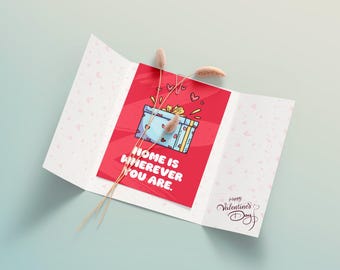 Romantic Love Coupon Card | Valentine's Gift (Digital Download - png, pdf, eps, jpg )