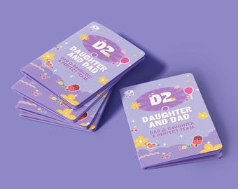 Best Digital Planner | Daughter and Dad | Daily Planner | Digital Weekly Planner | 2026 Digital Planner | Purple Planner