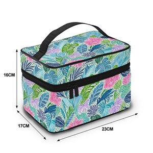 Tropical Mahjong Tile Bag, Palm Beach Lilly Inspired Mahjong Accessories, Travel Case image 5