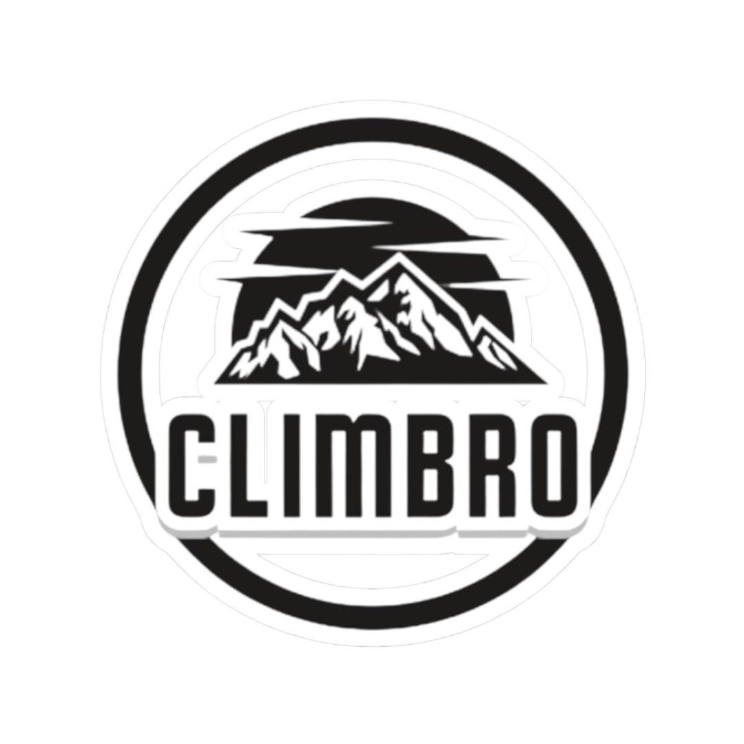 Climbbro Mountain Logo Sticker | Kiss-cut Vinyl Laptop Stickers - Etsy