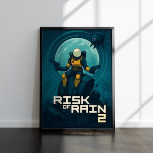 Risk of Rain 2 Poster | Risk of Rain 2 Artwork | High Quality Prints | Gaming Poster Artworks | Video Game Poster | Wall Decor | Gamer Gifts