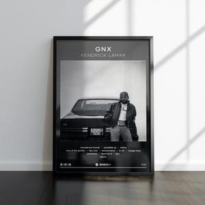 Kendrick Lamar Poster | GNX Print | Album Poster | 4 Colors | Album Poster Prints | Wall Decor Poster | Album Covers |