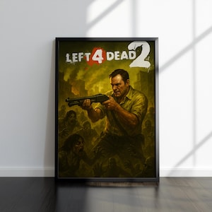 Left 4 Dead 2 Poster | Left 4 Dead 2 Artwork | High Quality Prints | Gaming Poster Artworks | Video Game Poster | Wall Decor | Gamer Gifts