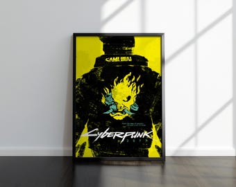 Cyberpunk 2077 Poster | Cyberpunk 2077 Artwork | High Quality Prints | Gaming Artwork | Video Game Poster | Wall Art Poster | Gamer Gifts