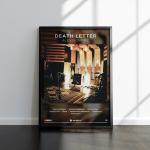 Póster de Alexisonfire / Impresión de Death Letter / Póster de álbum / 4 colores / Impresiones de póster de álbum / Póster de decoración de pared / Portadas de álbumes / Decoración de habitaciones