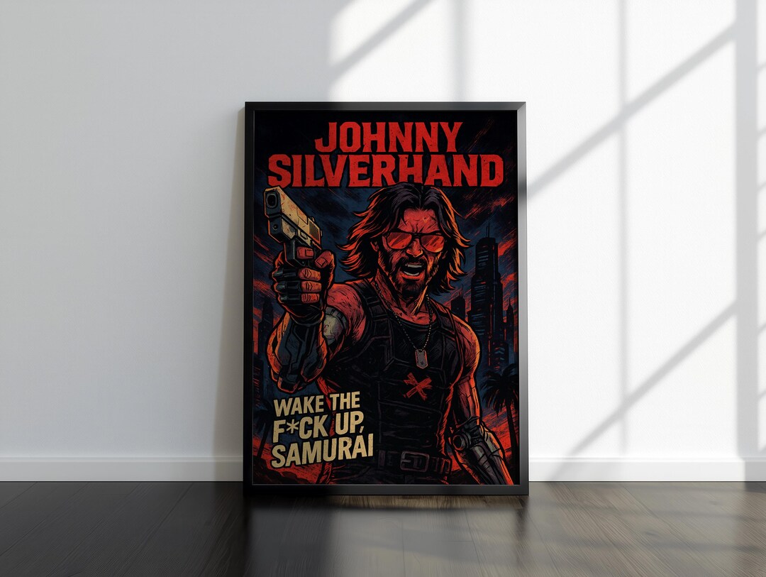 Johnny Silverhand Artwork Cyberpunk 2077 Print Gaming Artwork — free download